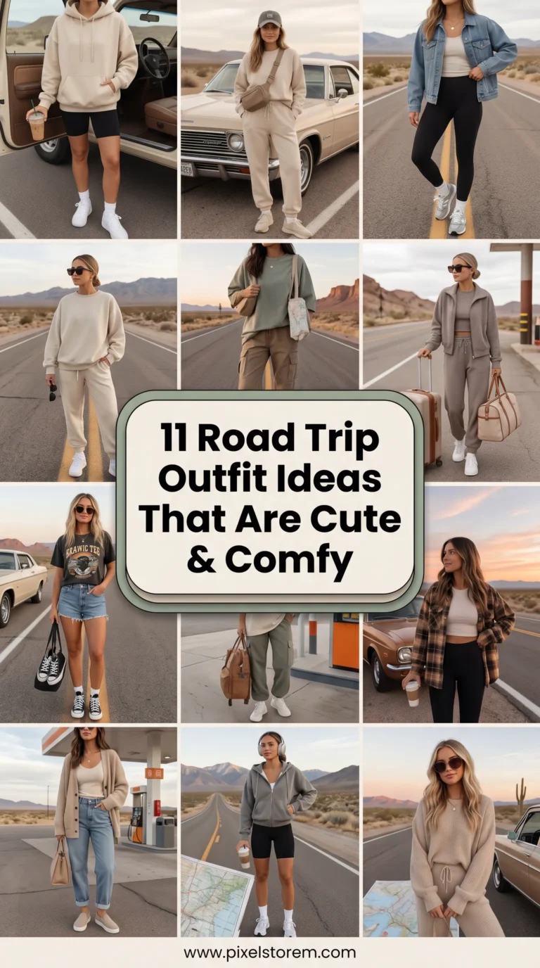 Road Trip Outfit Ideas That Are Cute and Comfy
