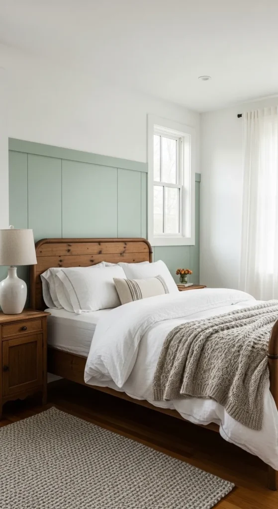 Sage Green Accent Wall