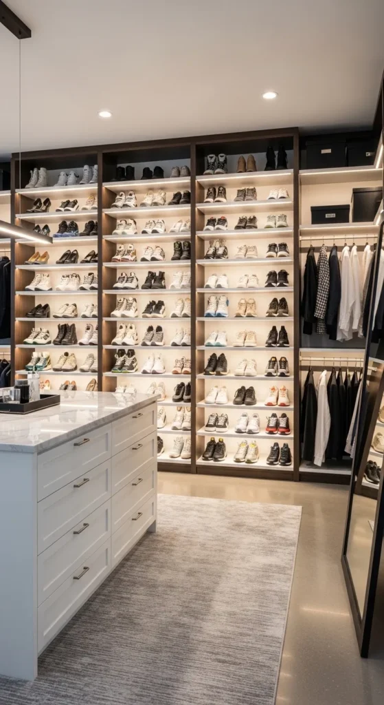 Shoe Display Wall