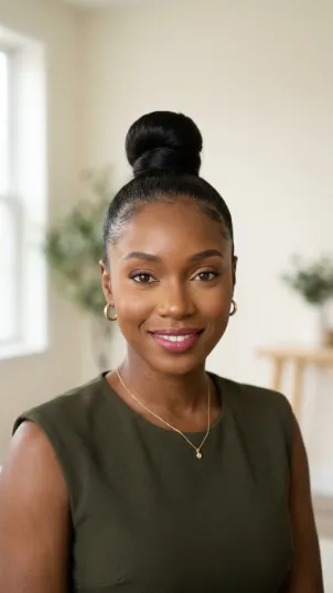 Sleek High Bun