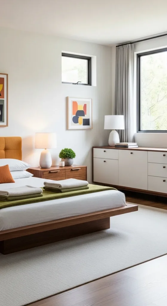 Sleek Nightstands and Storage