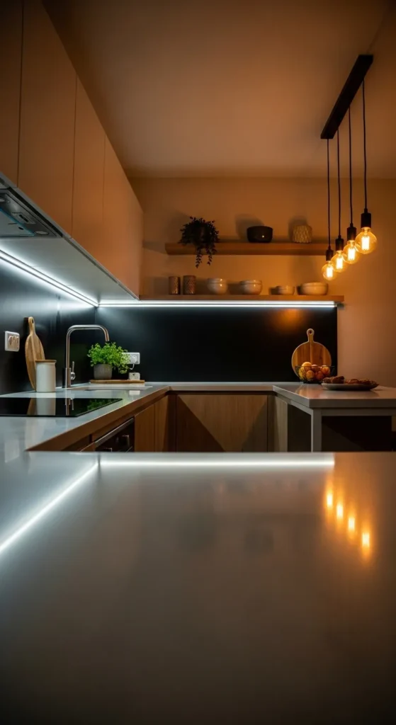 Smart Lighting Tiny Kitchen