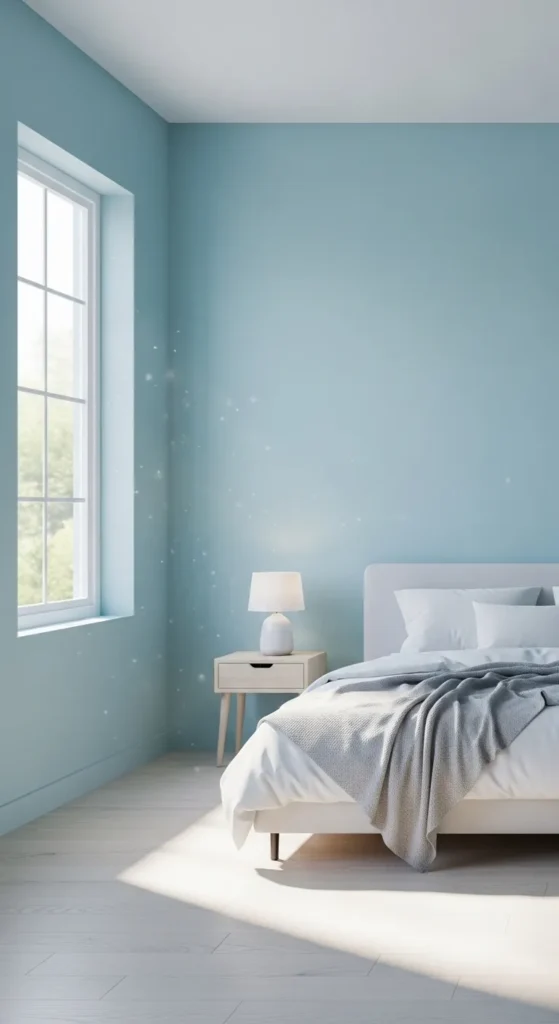 Soft Blue Wall Paint
