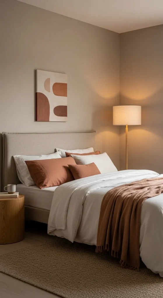 Soft Earthy Bedroom Setup