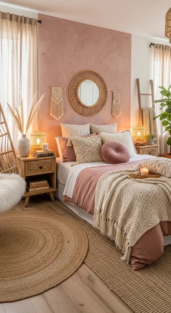 Soft Pink Boho Color Palette