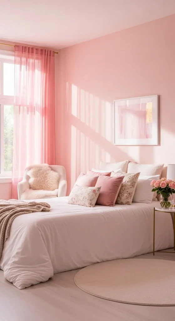 Soft Pink Wall Color