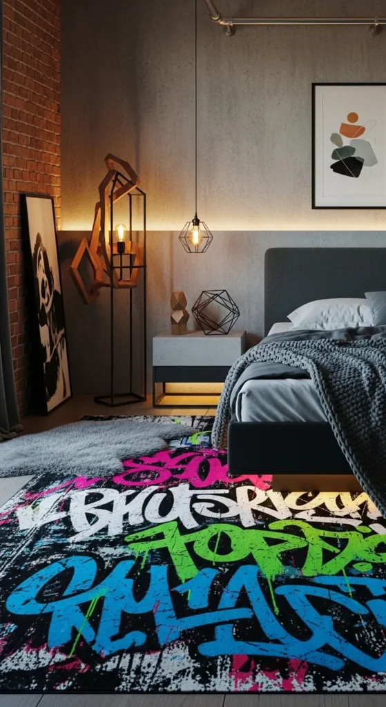 Statement Rug Bedroom