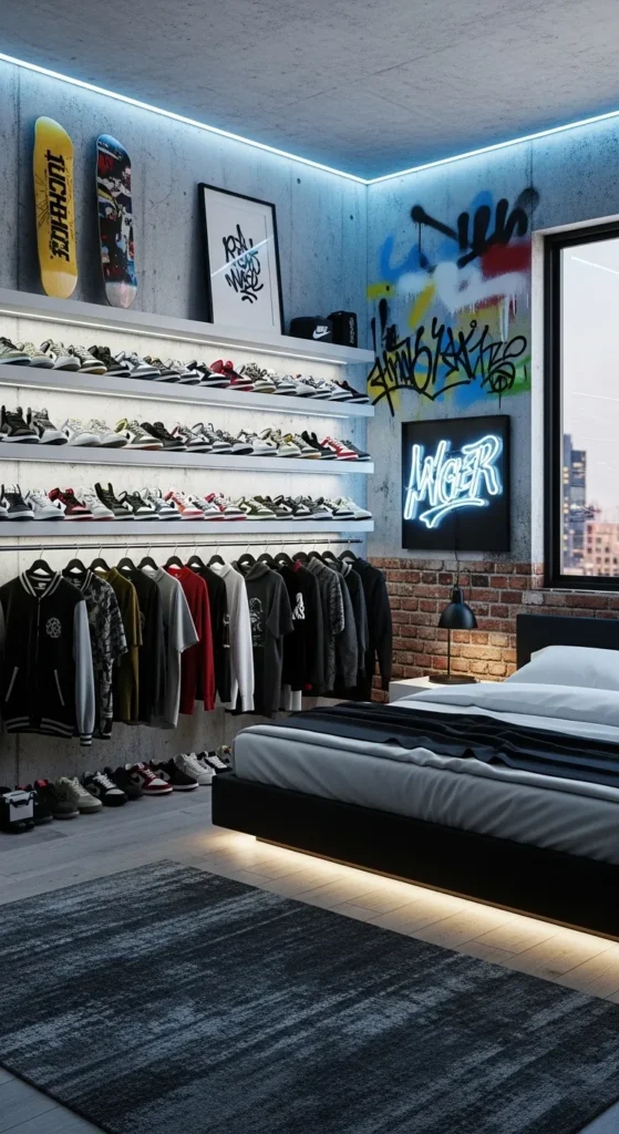 Streetwear Display Bedroom