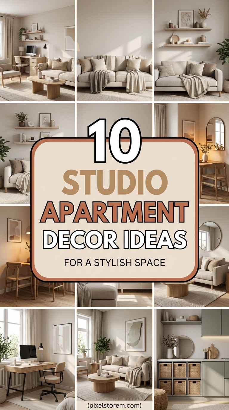 10 Studio Apartment Decor Ideas for a Stylish and Functional Space
