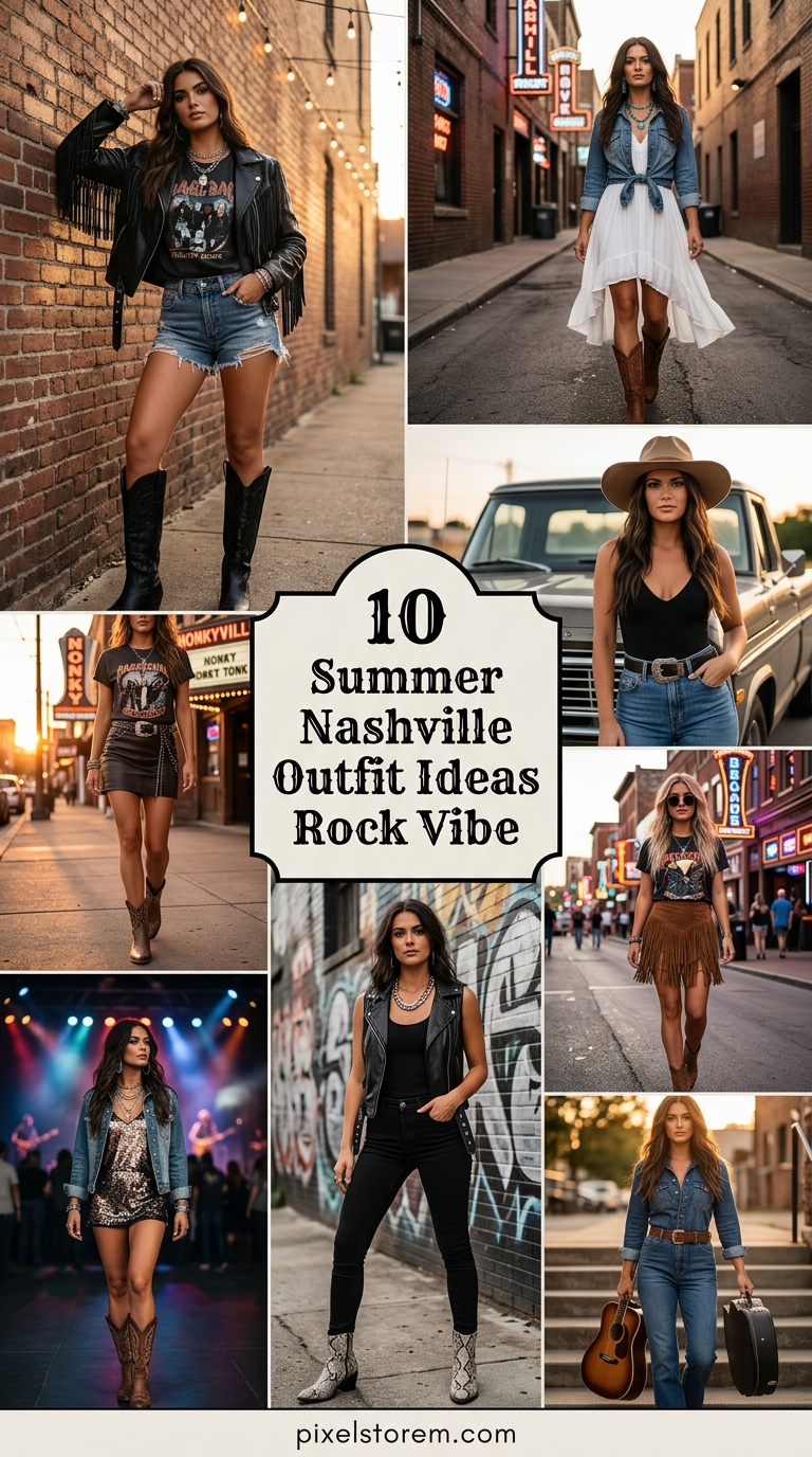 10 Summer Nashville Outfit Ideas Rock Vibe