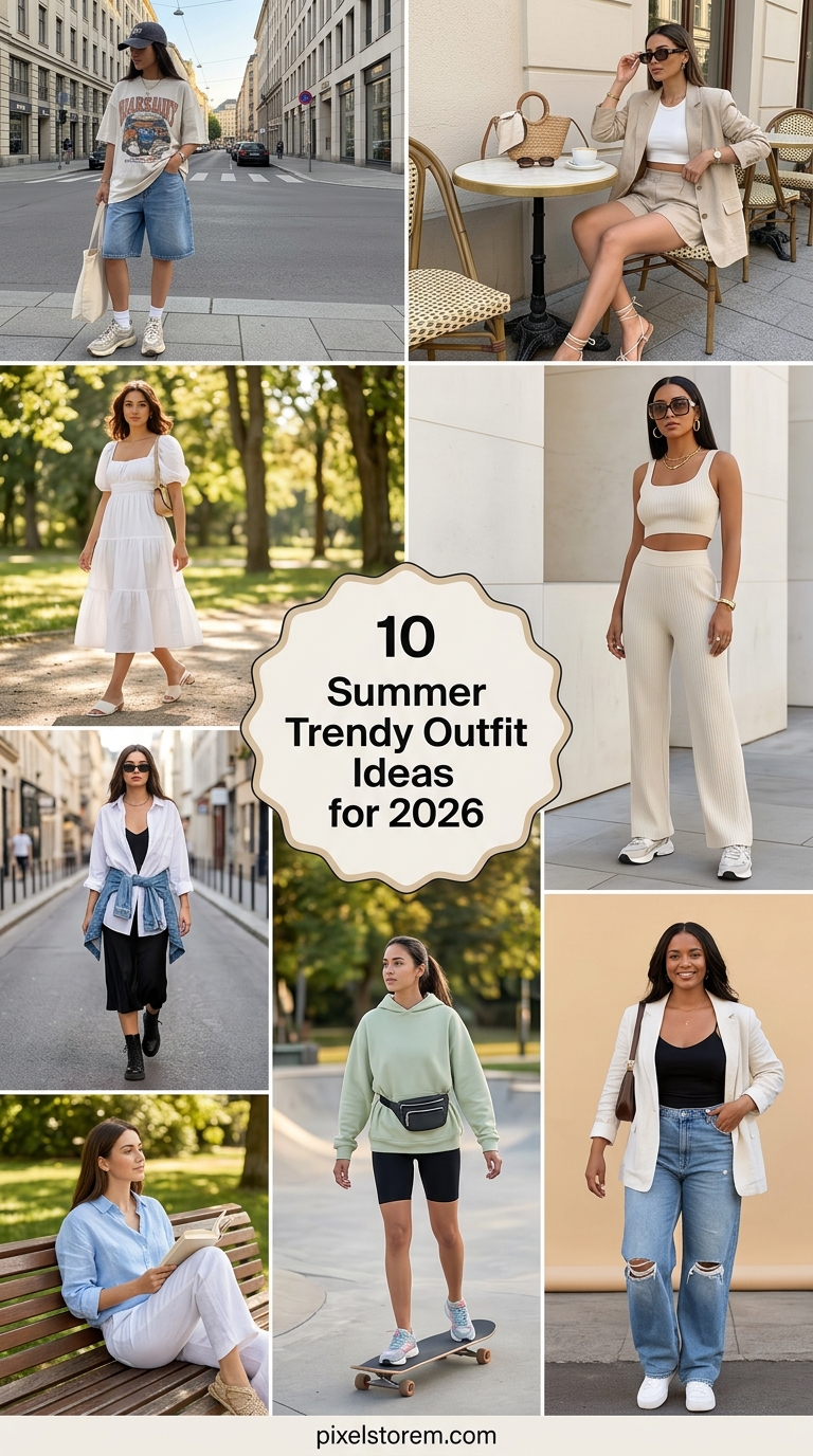 10 Summer Trendy Outfit Ideas for 2026