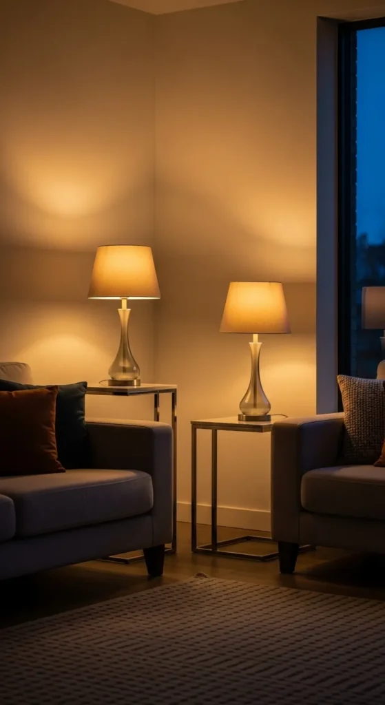 Table Lamp Warm Accent