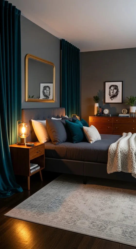 Teal Curtains and Drapes