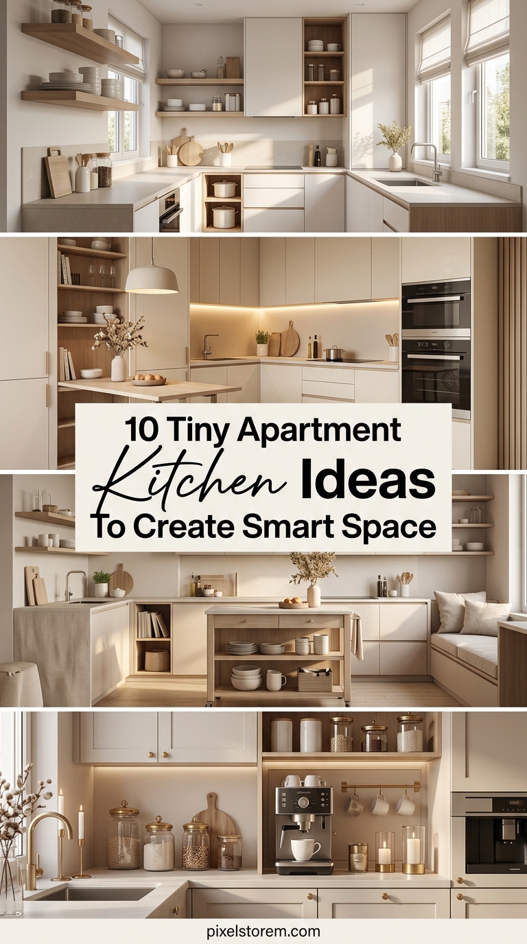 10 Tiny Apartment Kitchen Ideas to Create Smart and Stylish Magic
