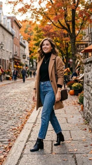 Turtleneck with Denim