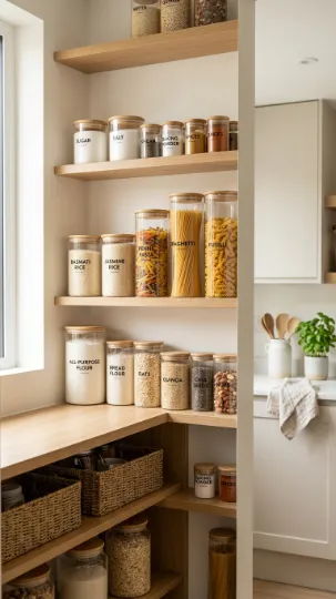 Use Jars for Dry Goods