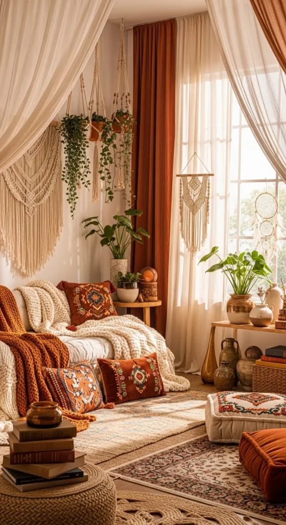 Use Layered Curtains and Fabrics