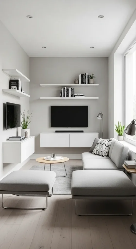 Use Wall-Mounted Pieces