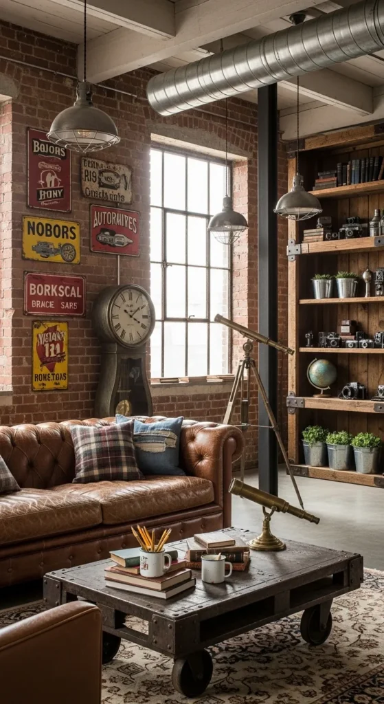 Vintage and Industrial Decor