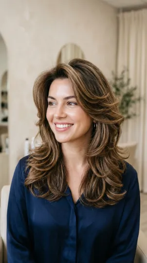 Voluminous Blowout Style