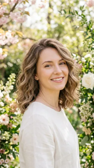 Wavy Shoulder-Length Cut