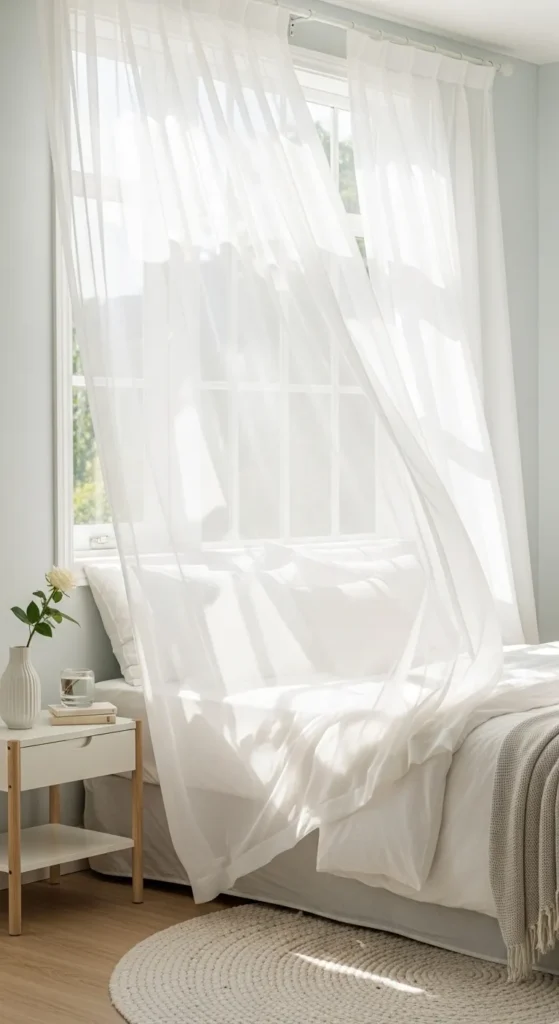 White Curtains and Drapes