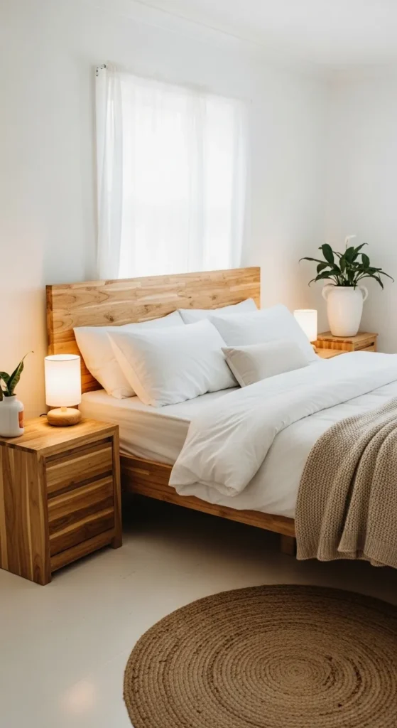 White and Wood Combination