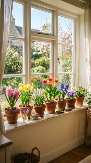 Window Sill Bulb Garden