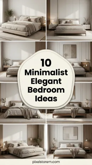10 Minimalist Elegant Bedroom Ideas