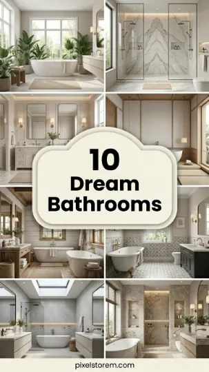 10 Dream Bathrooms