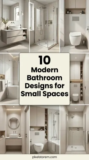 10 Modern Bathroom Designs for Small Spaces