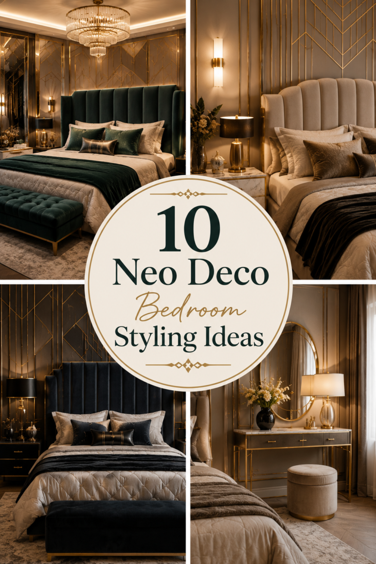 10 Neo Deco bedroom styling ideas