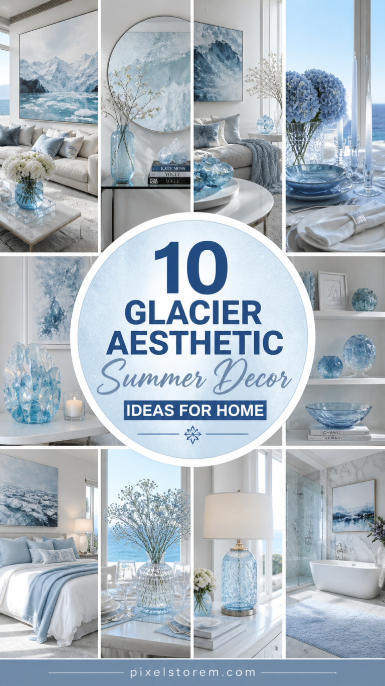 10 Glacier Aesthetic Summer Decor Ideas for Home