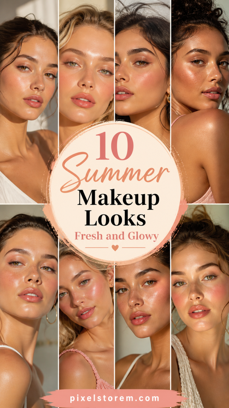 10 Summer Makeup Looks Fresh and Glowy