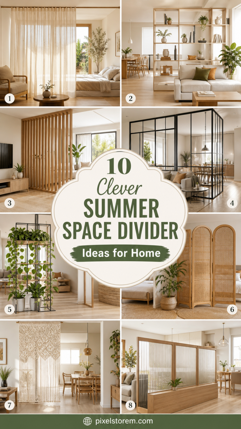 10 Clever Summer Space Divider Ideas for Home