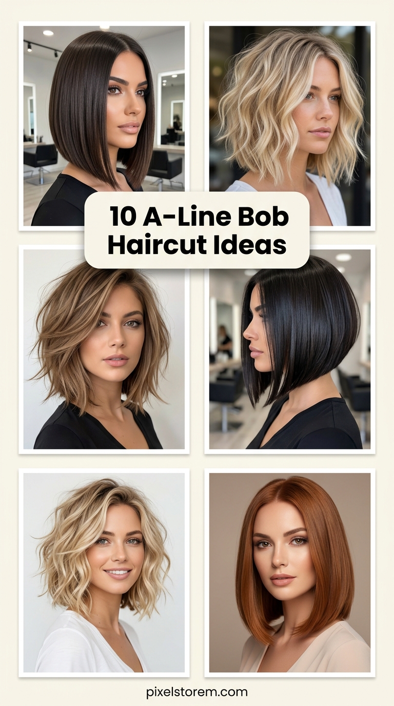 10 A-Line Bob Haircut Ideas for a Fresh Summer Look