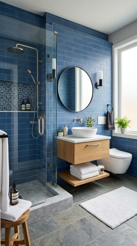 Add Blue Tiles for Texture