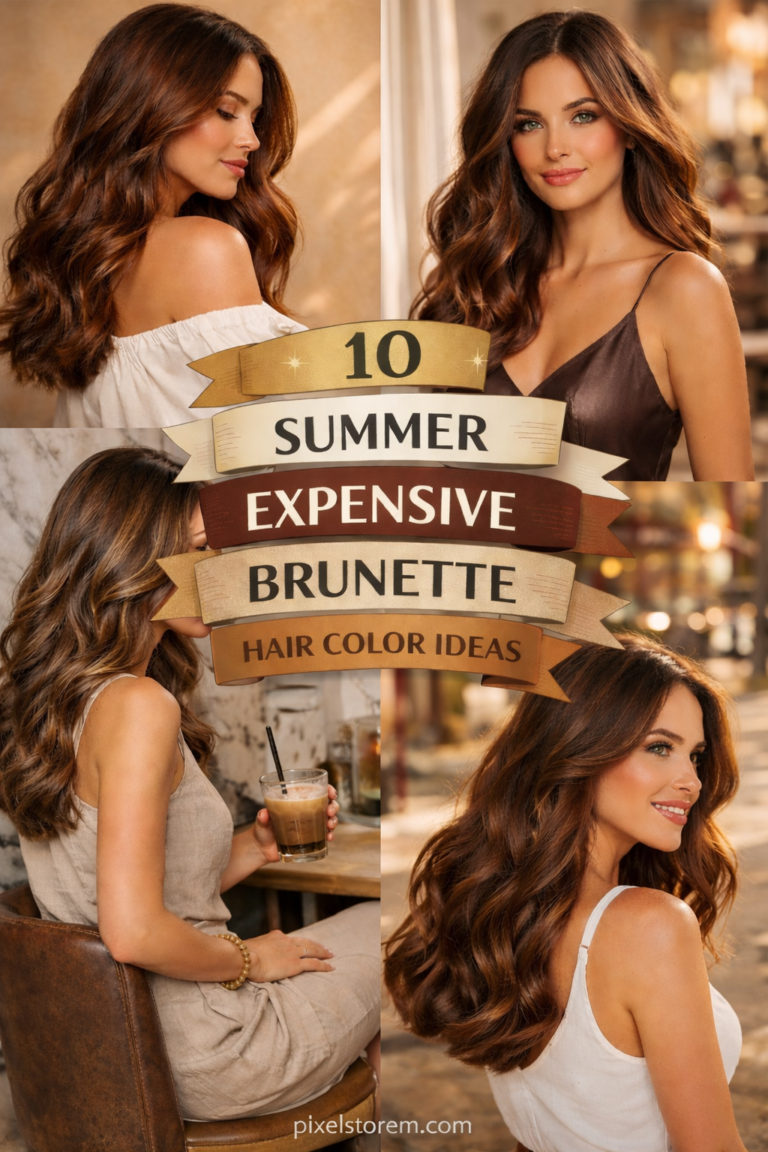 10 Summer Expensive Brunette Hair Color Ideas