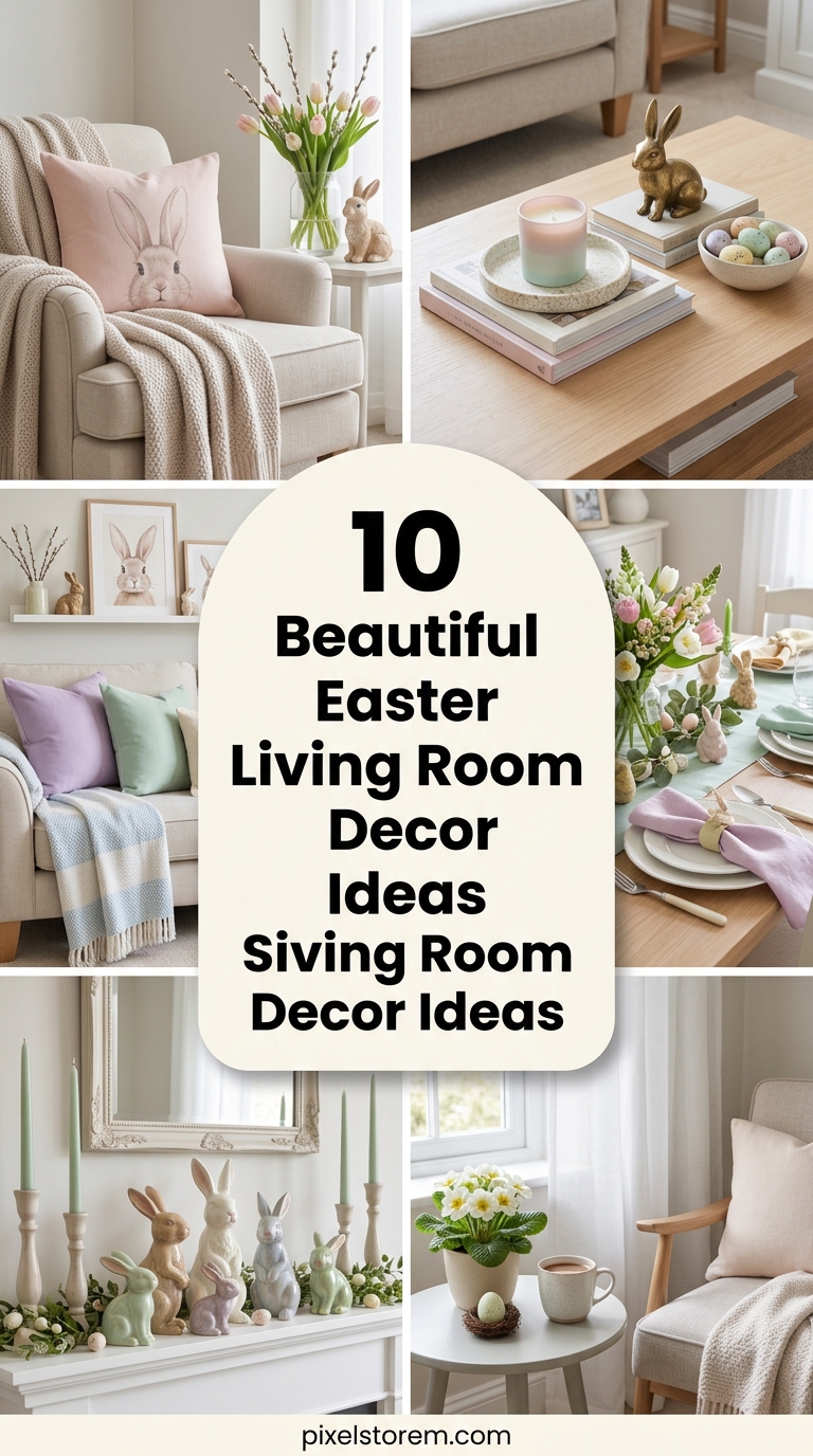 10 Beautiful Easter Living Room Decor Ideas for a Festive Home