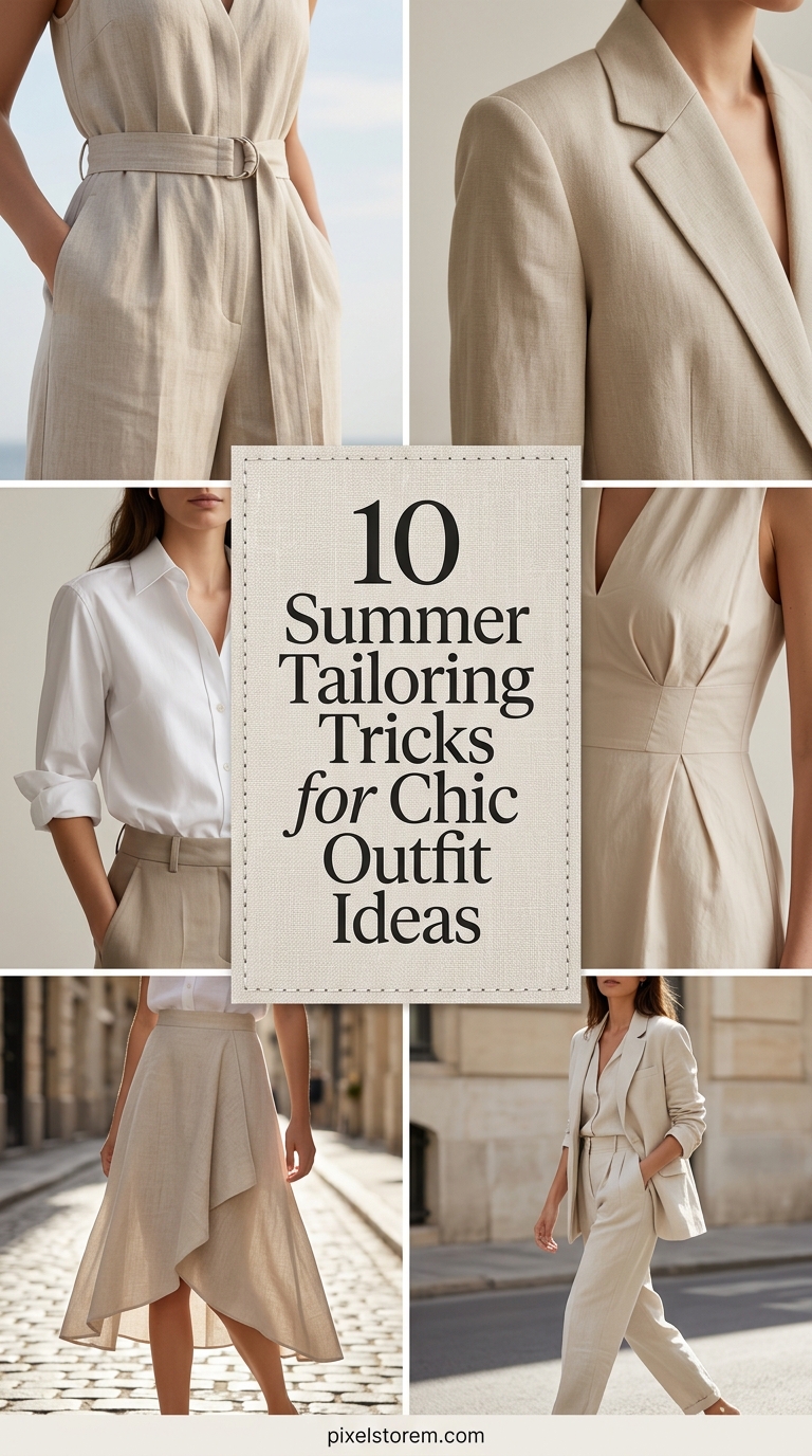 10 Summer Tailoring Tricks for Chic Outfit Ideas