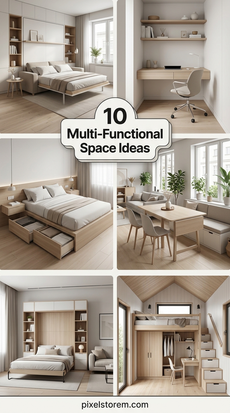 10 Multi-Functional Space Ideas for Small Rooms