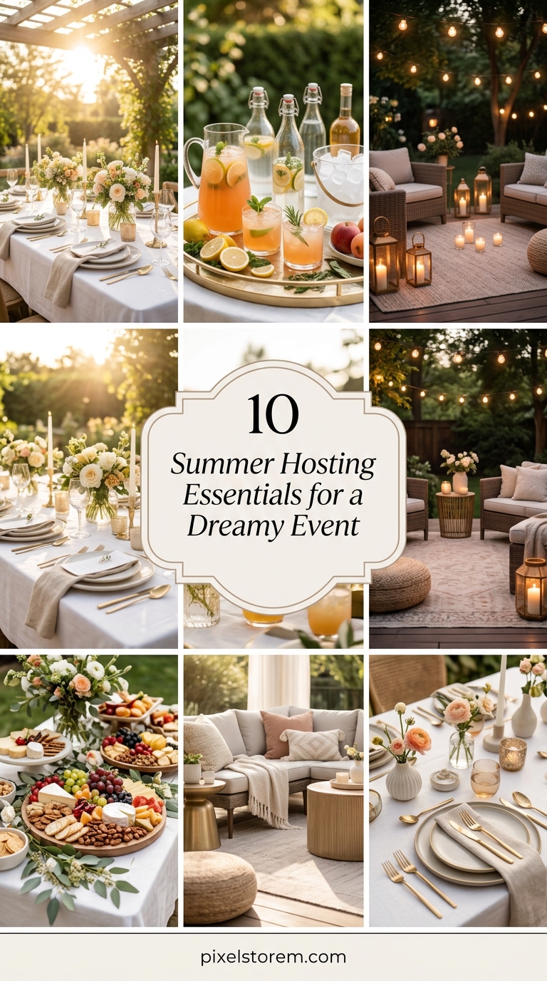 10 Summer Hosting Essentials for a Dreamy Event