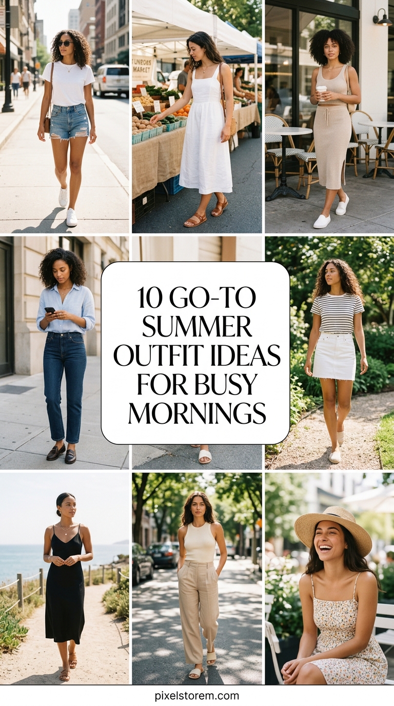 10 Go-To Summer Outfit Ideas for Busy Mornings