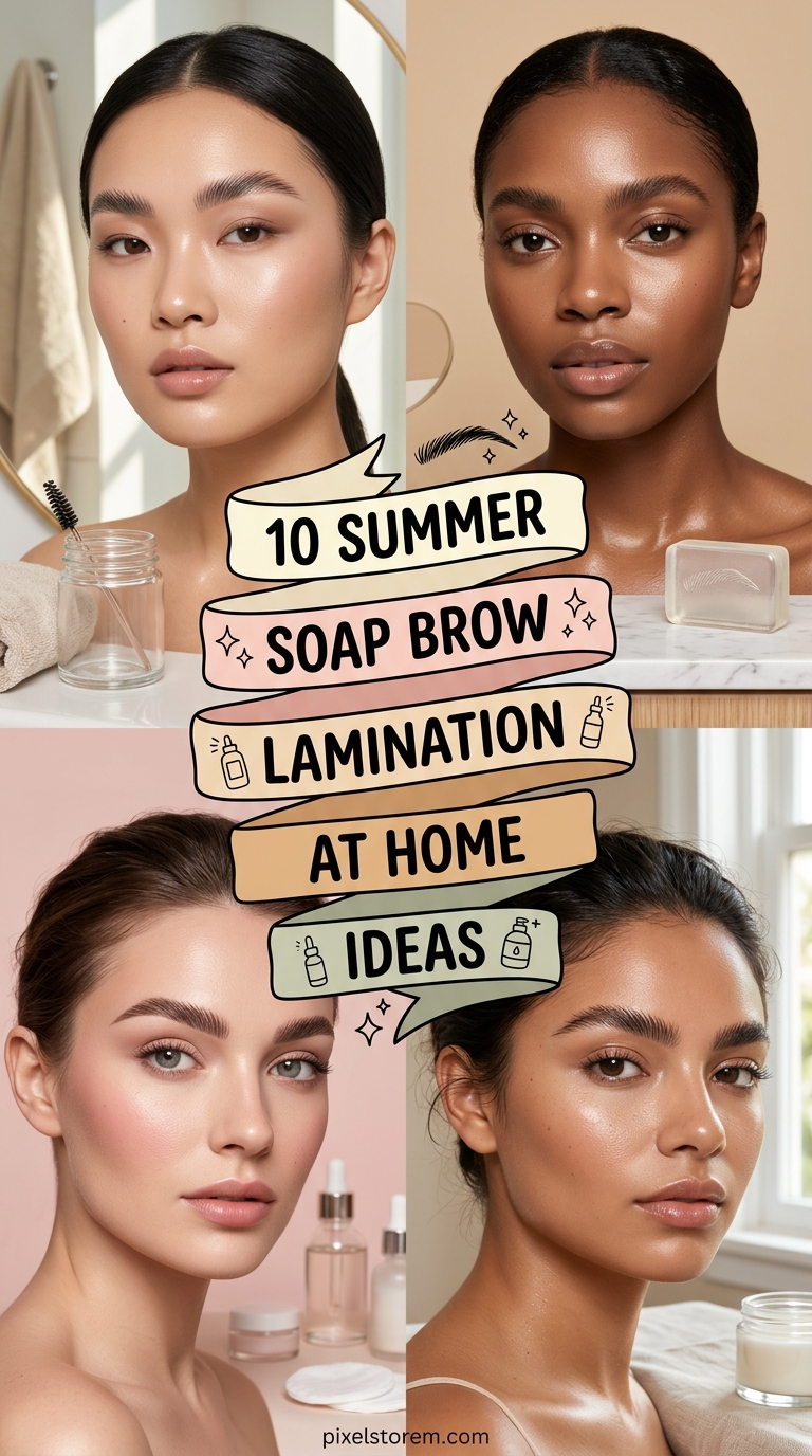 10 Summer Soap Brow Lamination at Home Ideas