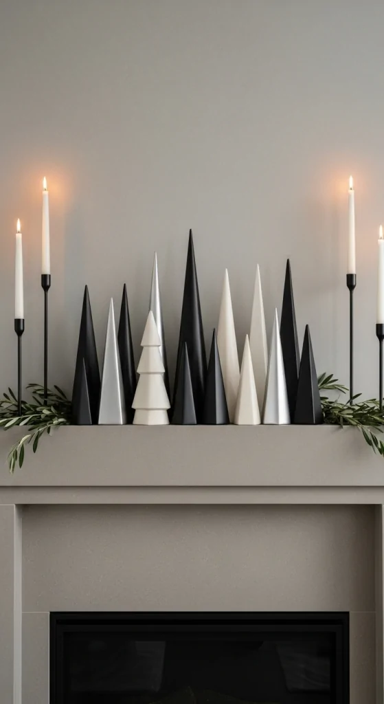 Minimalist Modern Mantel