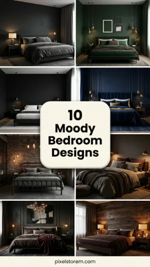 10 Moody Bedroom Designs