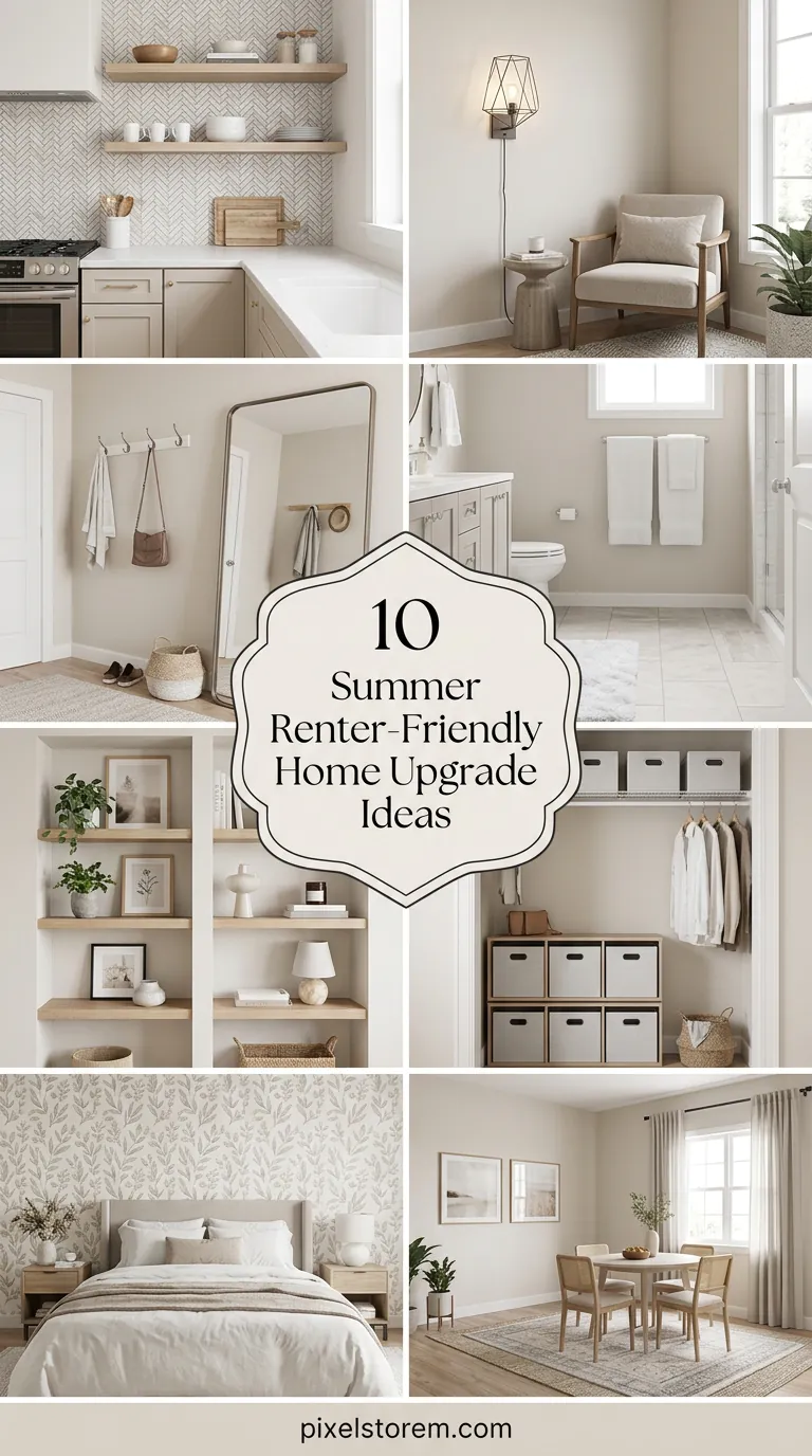 10 Summer Renter-Friendly Home Upgrade Ideas