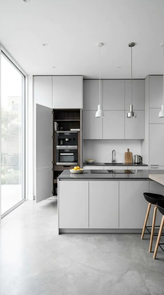 Minimalist Flat Panel Cabinets
