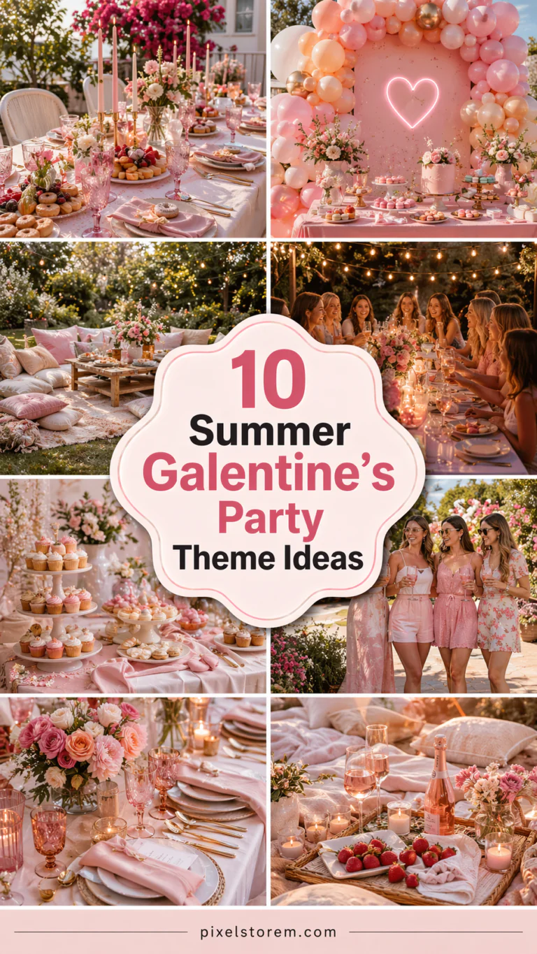 10 Summer Galentine’s Party Theme Ideas for a Fun Stylish Night