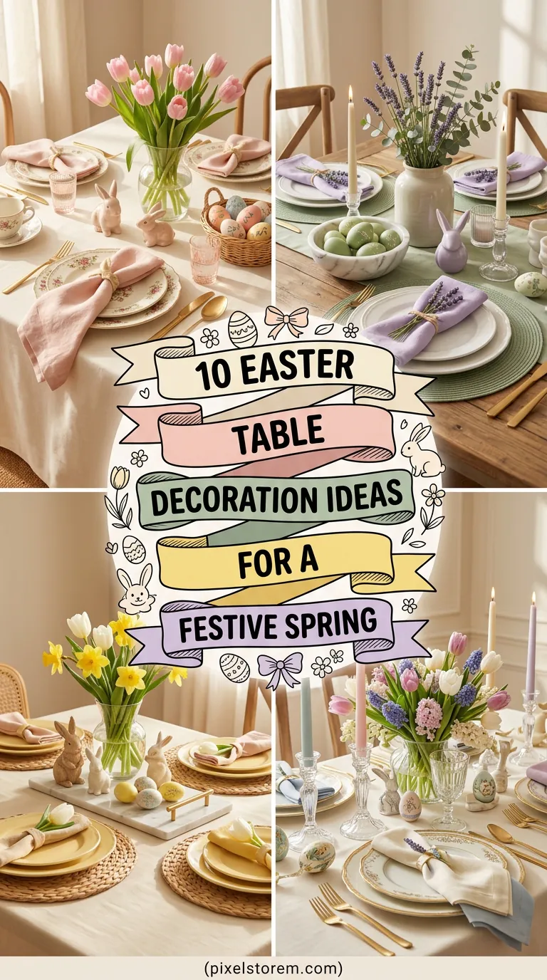 10 Easter Table Decoration Ideas for a Festive and Elegant Setup